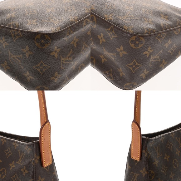 Louis Vuitton Monogram Looping Brown Canvas Shoulder Bag